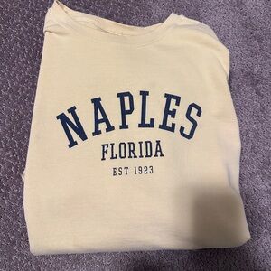 Naples Florida Cream Sweater